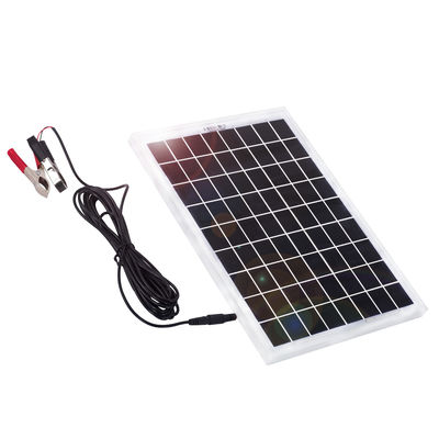 10w Panel Surya Portable Kecil 340 X 240 X 17mm Panel Surya Monokristalin 10 Watt