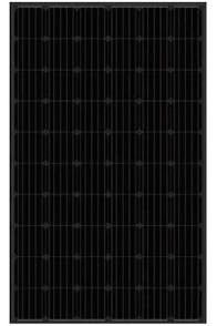 250w - 290w Panel Surya Hitam Semua Panel Surya Monokristalin