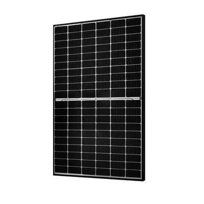 370 Watt 1500V Bifacial Solar Panel Pengisi daya 37.11V Black Frame Solar Panel