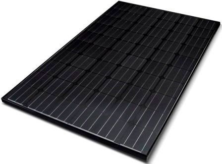 250w 29.5V Full Hitam Surya Hitam Polikristalin Sel Surya IP65