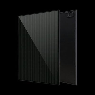 Linksun 310w Panel Surya Hitam Murni Modul Pv Polikristalin