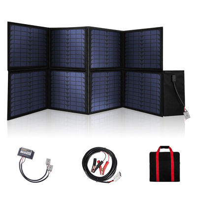 120W Monocrystalline Solar Folding Solar Panel Dengan Bracket Sempurna Untuk Camping Luar Ruangan