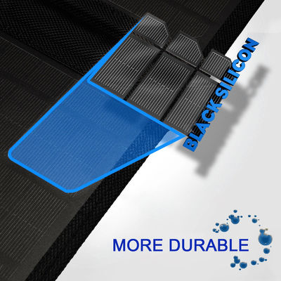120w portabel panel surya lipat panel surya untuk kegiatan di luar ruangan