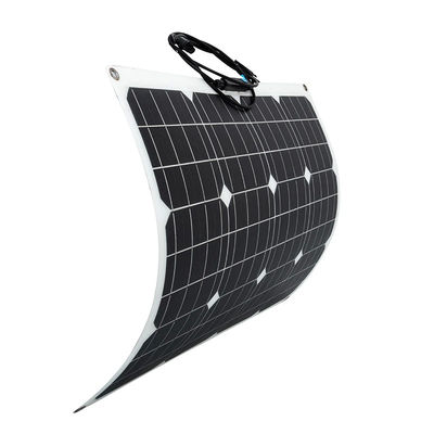Panel Surya Semi-Fleksibel 50W Untuk Perahu Mobil Dengan Efisiensi Tertinggi Dan Permukaan ETFE