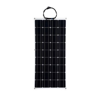 Ringan Dan Mudah Untuk Menginstal 100w 12v Semi Fleksibel Panel Surya Untuk Perahu Mobil