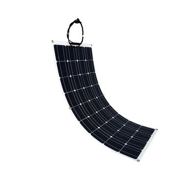 Ringan Dan Mudah Untuk Menginstal 100w 12v Semi Fleksibel Panel Surya Untuk Perahu Mobil
