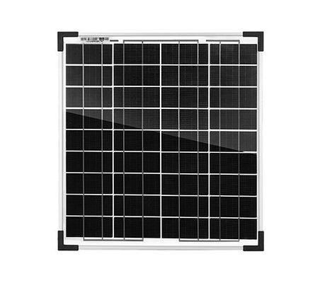 Panel surya mono 20W dengan toleransi daya 3% untuk kinerja yang konsisten