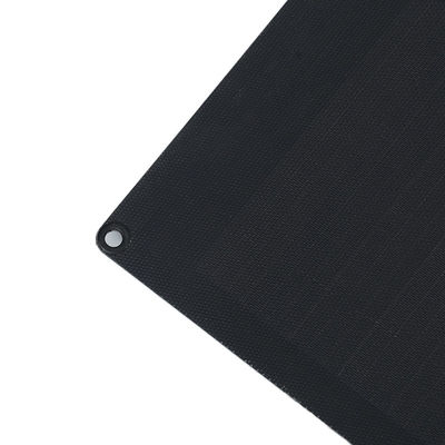 ETFE Permukaan 100W Hitam Panel Surya Fleksibel Untuk Off Grid