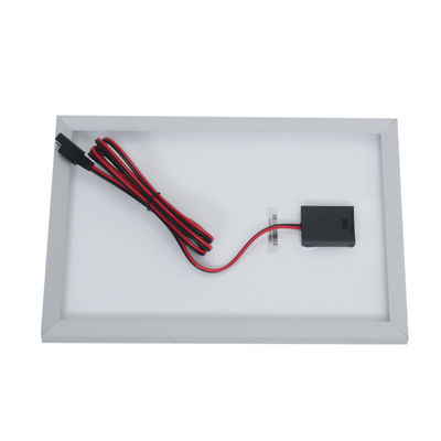 Kompak dan ringan 10W mono panel surya untuk mengisi daya perangkat kecil dan baterai 12V