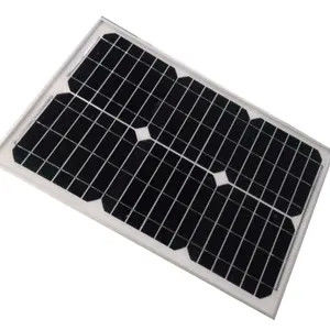 Monocrystalline 30w panel surya Bi panel surya untuk 12v baterai pengisian daya off grid
